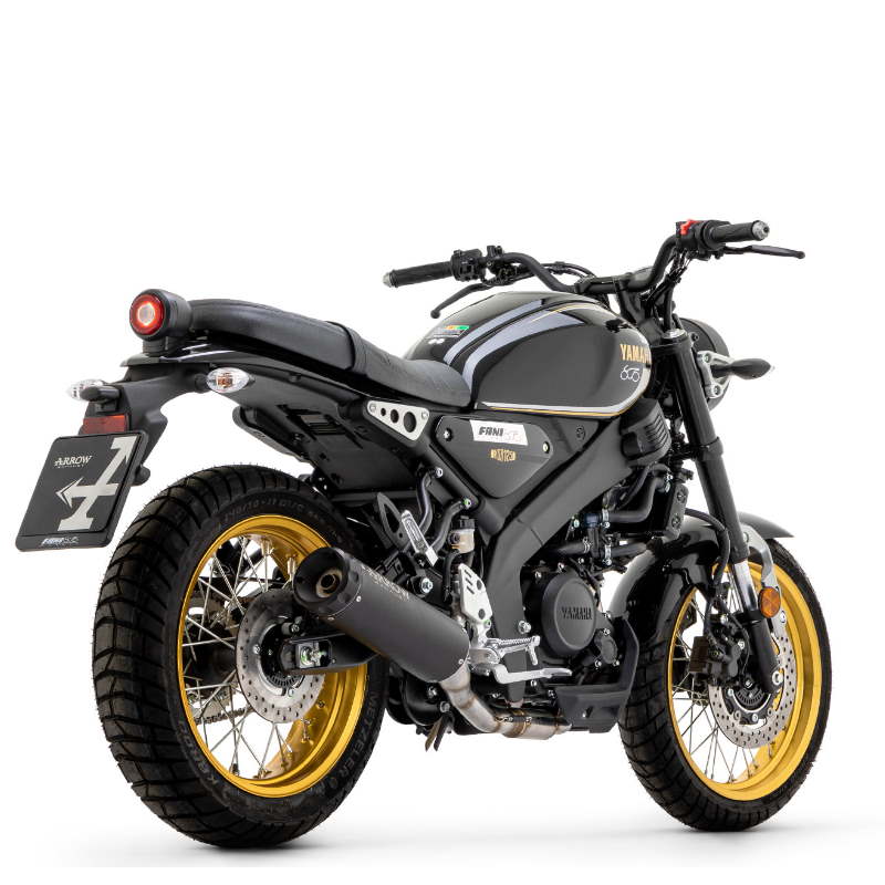 Silencioso Rebel Silencer Dark de Arrow Yamaha XSR 125 2022+ OC